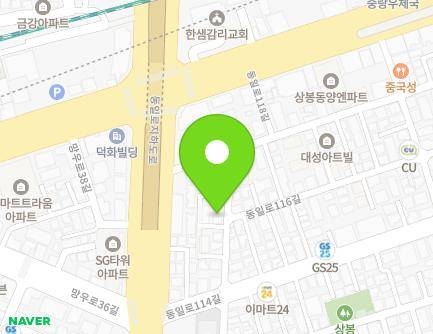 53 Bongujae-ro 19-gil, Jungnang-gu, Seoul, Republic of Korea Map