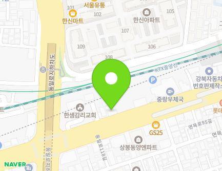 261 Mangu-ro, Jungnang-gu, Seoul, Republic of Korea Map