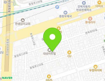 32-8 Dongil-ro 118-gil, Jungnang-gu, Seoul, Republic of Korea Map