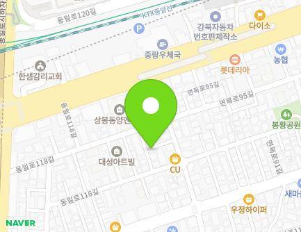 38-5 Dongil-ro 118-gil, Jungnang-gu, Seoul, Republic of Korea Map