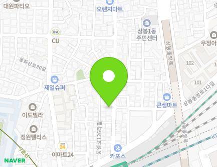 42 Sangbongjungang-ro 5da-gil, Jungnang-gu, Seoul, Republic of Korea Map