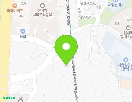 270-2 Bonghwasan-ro, Jungnang-gu, Seoul, Republic of Korea Map