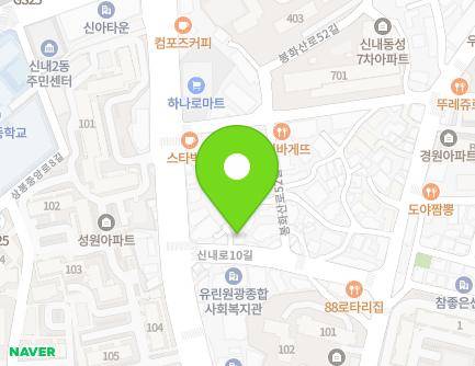 9 Sinnae-ro 10-gil, Jungnang-gu, Seoul, Republic of Korea Map