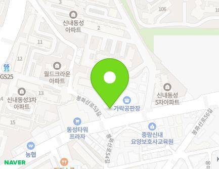 227 Bonghwasan-ro, Jungnang-gu, Seoul, Republic of Korea Map