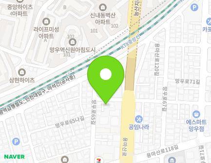 26-12 Mangu-ro 65-gil, Jungnang-gu, Seoul, Republic of Korea Map