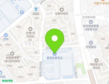 22 Sinnae-ro 7ga-gil, Jungnang-gu, Seoul, Republic of Korea Map