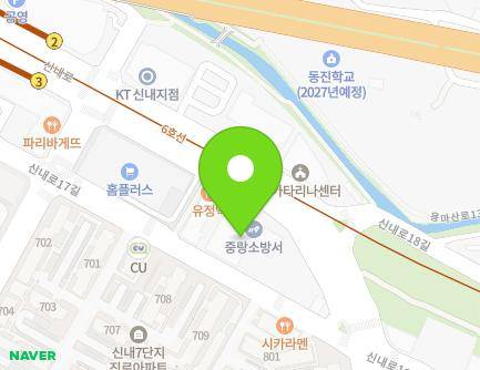 183 Sinnae-ro, Jungnang-gu, Seoul, Republic of Korea Map