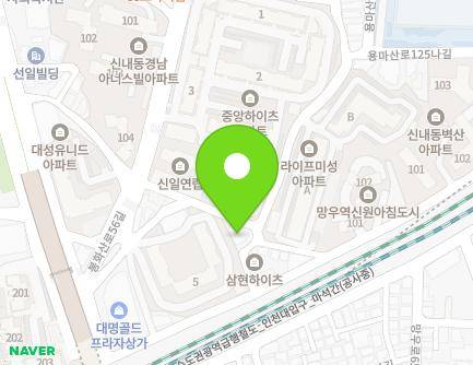 46 Sinnae-ro 8-gil, Jungnang-gu, Seoul, Republic of Korea Map