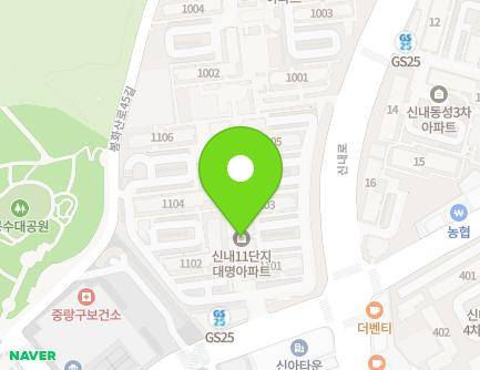 193 Bonghwasan-ro, Jungnang-gu, Seoul, Republic of Korea Map