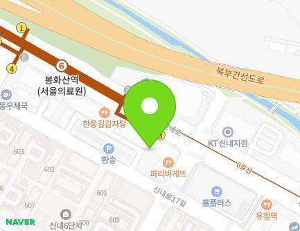 211 Sinnae-ro, Jungnang-gu, Seoul, Republic of Korea Map