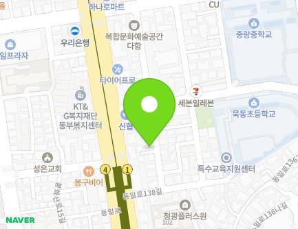 5-19 Dongil-ro 138-gil, Jungnang-gu, Seoul, Republic of Korea Map