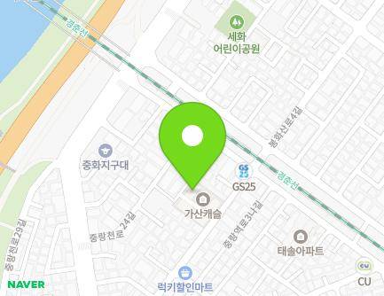 39 Jungnangcheon-ro 20-gil, Jungnang-gu, Seoul, Republic of Korea Map