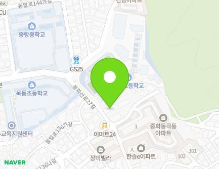 46 Bonghwasan-ro 27-gil, Jungnang-gu, Seoul, Republic of Korea Map