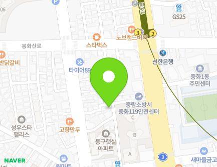 22 Bonghwasan-ro 16-gil, Jungnang-gu, Seoul, Republic of Korea Map