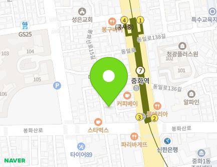 7-6 Dongil-ro 135-gil, Jungnang-gu, Seoul, Republic of Korea Map