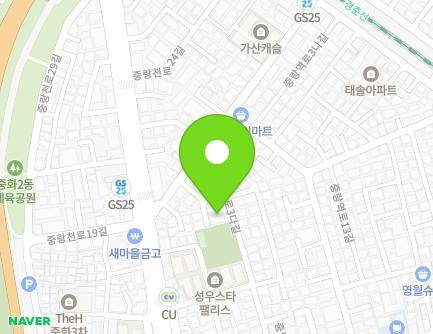 33 Jungnangyeok-ro 3da-gil, Jungnang-gu, Seoul, Republic of Korea Map