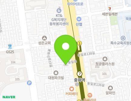 811-7 Dongil-ro, Jungnang-gu, Seoul, Republic of Korea Map