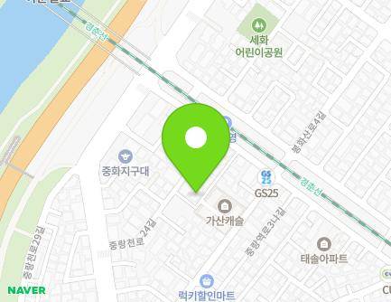 18-7 Jungnangcheon-ro 24-gil, Jungnang-gu, Seoul, Republic of Korea Map