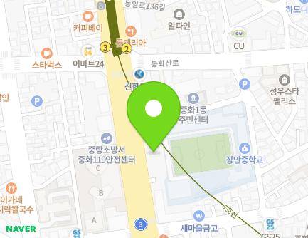 784 Dongil-ro, Jungnang-gu, Seoul, Republic of Korea Map