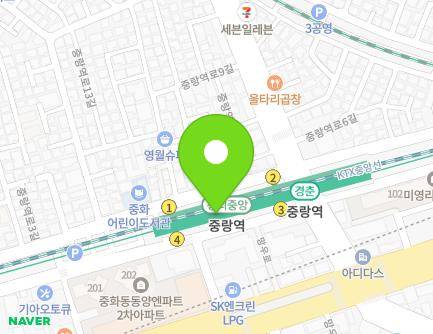 9 Jungnangyeok-ro, Jungnang-gu, Seoul, Republic of Korea Map