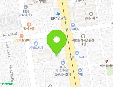22 Dongil-ro 139ga-gil, Jungnang-gu, Seoul, Republic of Korea Map
