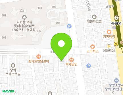 5 Bonghwasan-ro 10-gil, Jungnang-gu, Seoul, Republic of Korea Map