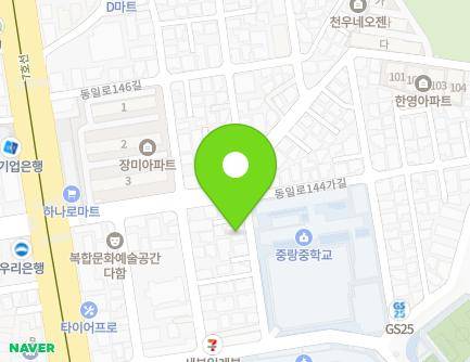 31-69 Dongil-ro 140-gil, Jungnang-gu, Seoul, Republic of Korea Map