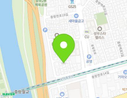 16 Jungnangcheon-ro 17ga-gil, Jungnang-gu, Seoul, Republic of Korea Map