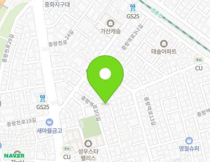 16-14 Jungnangcheon-ro 20-gil, Jungnang-gu, Seoul, Republic of Korea Map