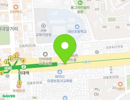 B180 Sinchon-ro, Mapo-gu, Seoul, Republic of Korea Map