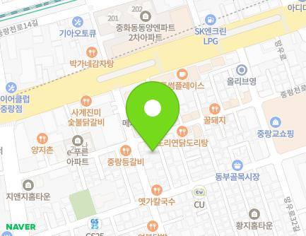 39-11 Jungnangcheon-ro 10-gil, Jungnang-gu, Seoul, Republic of Korea Map