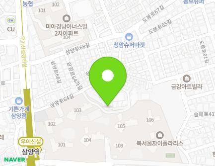 23-7 Samyang-ro 58ga-gil, Gangbuk-gu, Seoul, Republic of Korea Map