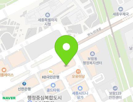 2129 Hannuri-daero, Sejong-si, Republic of Korea Map