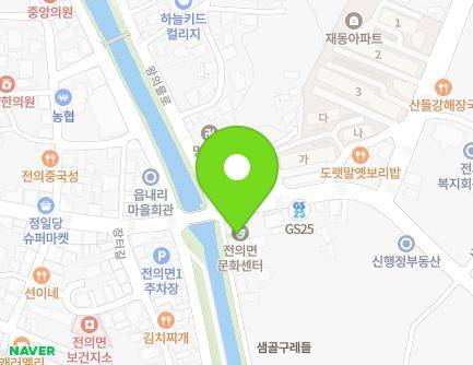 1177 Unjusan-ro, Jeonui-myeon, Sejong-si, Republic of Korea Map
