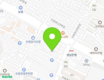 124-3 Suam-ro, Nam-gu, Ulsan, Republic of Korea Map