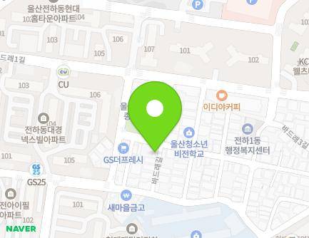 85 Badeurae 4-gil, Dong-gu, Ulsan, Republic of Korea Map