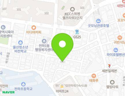 45 Badeurae 4-gil, Dong-gu, Ulsan, Republic of Korea Map