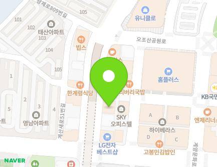 796 Jangje-ro, Gyeyang-gu, Incheon, Republic of Korea Map