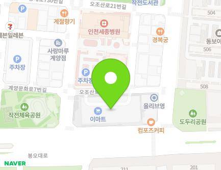 785 Bongo-daero, Gyeyang-gu, Incheon, Republic of Korea Map