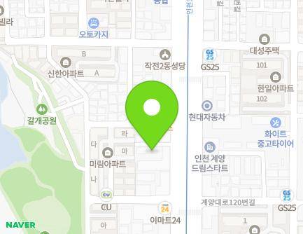 125-1 Gyeyang-daero, Gyeyang-gu, Incheon, Republic of Korea Map