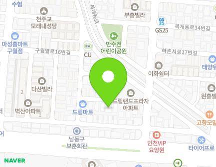 27-10 Bokgaeseo-ro 35beon-gil, Namdong-gu, Incheon, Republic of Korea Map