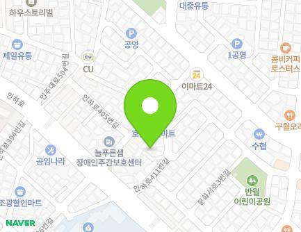 13-8 Inha-ro 411beon-gil, Michuhol-gu, Incheon, Republic of Korea Map