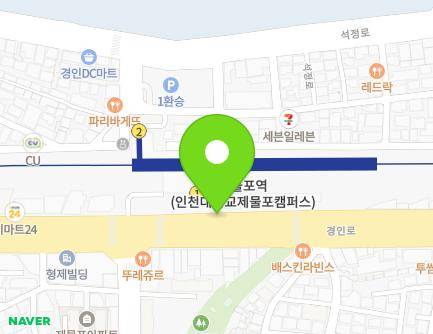 131-1 Gyeongin-ro, Michuhol-gu, Incheon, Republic of Korea Map