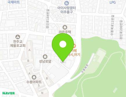 116-37 Subong-ro 33beon-gil, Michuhol-gu, Incheon, Republic of Korea Map