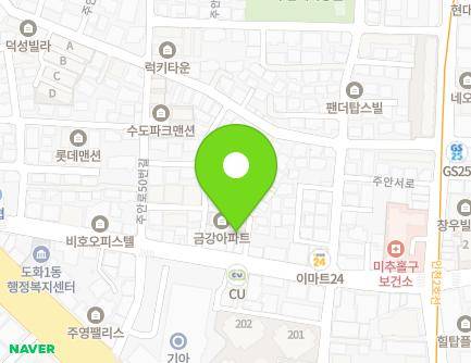 25-7 Seokbawi-ro, Michuhol-gu, Incheon, Republic of Korea Map