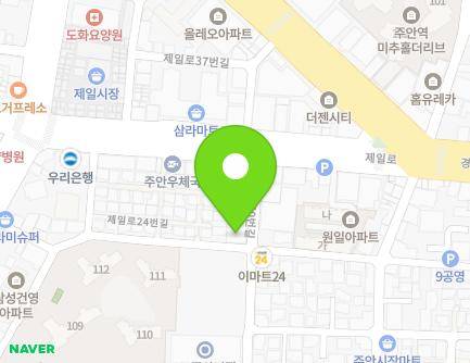 41 Hannaru-ro 586beon-gil, Michuhol-gu, Incheon, Republic of Korea Map