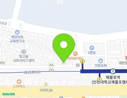 171 Seokjeong-ro 92beon-gil, Michuhol-gu, Incheon, Republic of Korea Map