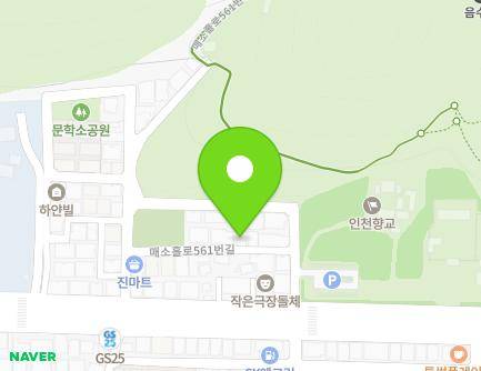 10-37 Maesohol-ro 561beon-gil, Michuhol-gu, Incheon, Republic of Korea Map