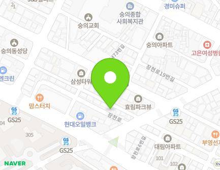 5-14 Jangcheon-ro, Michuhol-gu, Incheon, Republic of Korea Map