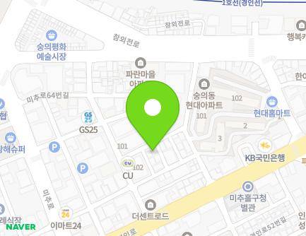 31-9 Michu-ro 46beon-gil, Michuhol-gu, Incheon, Republic of Korea Map